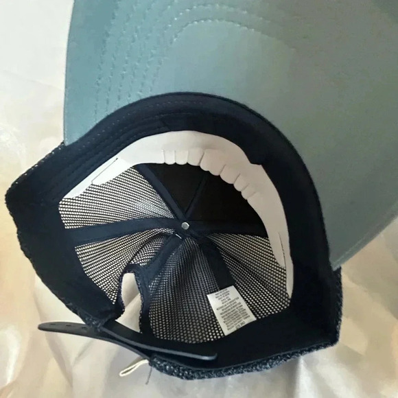 NWT LIFE IS GOOD HERE COMES THE SUN BLUE TRUCKER HAT SNAP BACK CLEAN - Picture 6 of 7